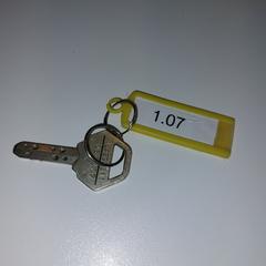 Sleutel Yellow Tag 1.07, segons ha informat TU/e - Receptie Flux mitjançant iLost
