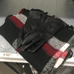 Scarf + leather gloves, zoals gemeld door The Tire Station Hotel met iLost