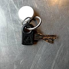 Chave da bicicleta, segundo informou Paaspop usando iLost