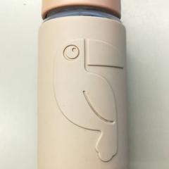 Drinking bottle Toekan beige paars, as reported by Burgers' Zoo using iLost