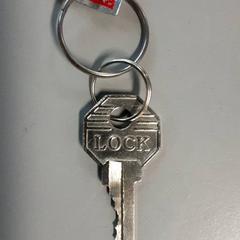 Sleutel/key Red tag, som rapportert av Vrije Universiteit Brussel (VUB) ved bruk av iLost