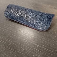 Brillenkoker met bril donkerblauw, rapporterat av Centraal magazijn med iLost