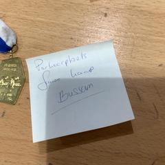Medalj medaille schaatsen 1986, rapporterat av Gemeente Gooise Meren med iLost