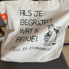 Draagtas wit, rapporterat av Blue Amigo - Waterbus med iLost