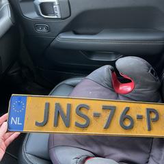 Kentekenplaat, jak zgłoszono do iLost