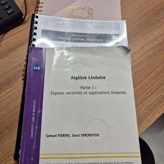 Syllabus Syllabus Algèbre, Physique + Notes, som rapportert av Vrije Universiteit Brussel (VUB) ved bruk av iLost