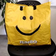 Táska Jumbo shopper, amint azt Arriva Infoshop Enschede az iLost segítségével jelentette.