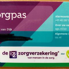 Zorgverzekeringspas, as reported to iLost