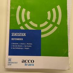 Oefenboek Statistiek, jak nahlášeno Universiteit Gent - Faculteitsbibliotheek LW pomocí iLost