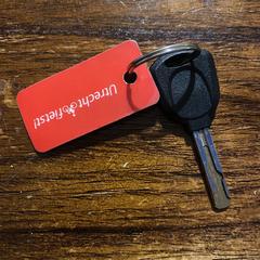 fietssleutel met rood label "utrecht fietst!"، كما تم الإبلاغ عنه عبر iLost
