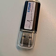 Usb klíčenka, jak nahlášeno Ziekenhuis Oost-Limburg pomocí iLost