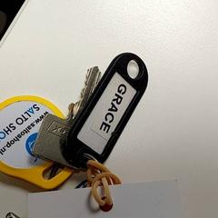 Kľúče Grace A., ako bolo nahlásené Centraal magazijn pomocou iLost