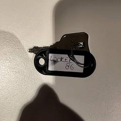 Clé de casier, a été signalé par Bibliotheek Neude (Utrecht) utilisant iLost