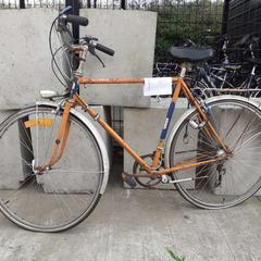 Bici da uomo Novy oranje, come riportato da Fietsdepot utilizzando iLost