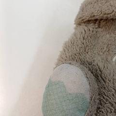 Cuddly bear Gris et turquoise et blanc, as reported by IKEA Clermont Ferrand using iLost