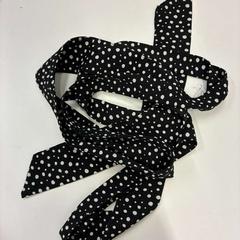 Cintura zwart met witte stippen, come riportato da Universiteitsbibliotheek Universiteitskwartier utilizzando iLost