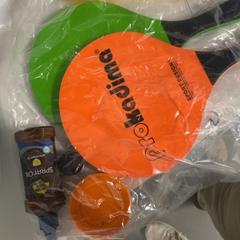 Badminton racket ravke, som rapportert av Silver Sands Beach ved bruk av iLost