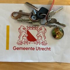 Chaveiro, segundo informou Gemeente Utrecht usando iLost