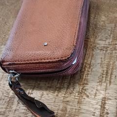 Roze /oranje portemonneetje met rits, iLost-i jakinarazi zaion moduan