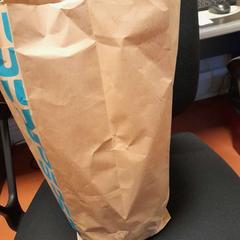 Tas papier marron, zoals gemeld door TCL met iLost