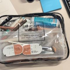 Cosmetic Bag Plasti, zgłoszono przez MEININGER Hotel Munich Olympiapark przy użyciu iLost