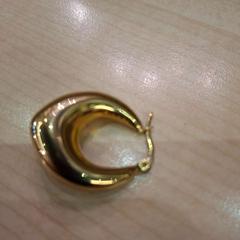 Oorbel creool goudkleur, rapporterat av Bolognalaan 101 med iLost