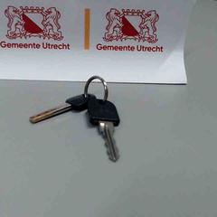 Kulcs, amint azt Gemeente Utrecht az iLost segítségével jelentette.