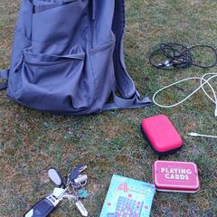 Gray backback Nike, som rapportert til iLost