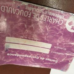 Notitieboek de correspondance, zoals gemeld door TCL met iLost