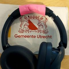 Kopfhörer Blauw, gemeldet von Gemeente Utrecht über iLost