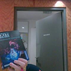 Game board exit das spiel, kosmos, as reported by MEININGER Hotel Innsbruck Zentrum using iLost