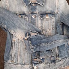 Denim jaka, gisa salatu by Rotterdam The Hague Airport iLost erabiliz