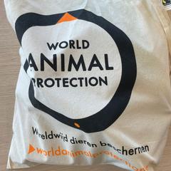 Torba World Animal Protection, zgłoszono przez Van Heugten Tours przy użyciu iLost
