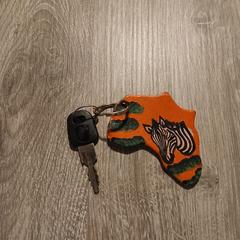 Axa sleutel met zebra sleutelhanger, jak bylo nahlášeno na iLost