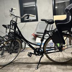 Dames fiets met kinderstoel, segundo informou a iLost