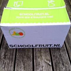 Doos schoolfruit, som rapportert av Qbuzz DMG ved bruk av iLost
