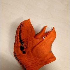 Speelgoed Rubber dino hoofd, oranje, zgłoszono przez IKEA Zwolle przy użyciu iLost