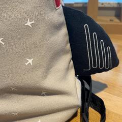 Saco Kinder rugzak, como reportado por Designer Outlet Roermond utilizando o iLost