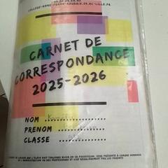 Carnet de correspondance, iLost를 사용하여 ilévia에 보고됨