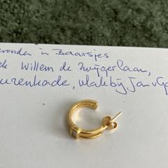 Oorbel, goud?, como reportado ao iLost