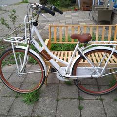 Witte damesfiets, come riportato a iLost