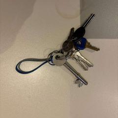 Schlüsselanhänger blauw met nummer erop, gemeldet von Van der Valk Hotel Amsterdam-Amstel über iLost