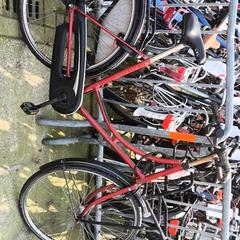 Bicicleta feminina Raleigh, segundo informou Stadswerk072 usando iLost