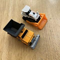 Giocattolo Bulldozers, Mattel, come riportato da Hortus utilizzando iLost