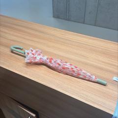 Dáždnik transparent with strawberry pattern, ako bolo nahlásené Vrije Universiteit Brussel (VUB) pomocou iLost