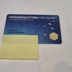 Vriendenloterij vip-kaart, iLost를 사용하여 Rijksmuseum van Oudheden에 보고됨