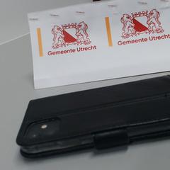 Phones zwart iPhone, as reported by Gemeente Utrecht using iLost