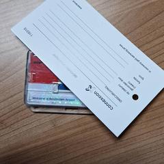 Schiphol pas - Legitimatiebewijs Securitas, ako bolo nahlásené Connexxion Amstelland-Meerlanden Schiphol Noord pomocou iLost