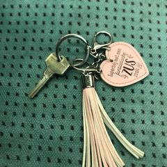 Sleutel met roze hart sleutelhanger, jak bylo nahlášeno na iLost