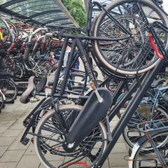 Bicicletta Cortina Zwart, come riportato da Gemeente Barneveld utilizzando iLost